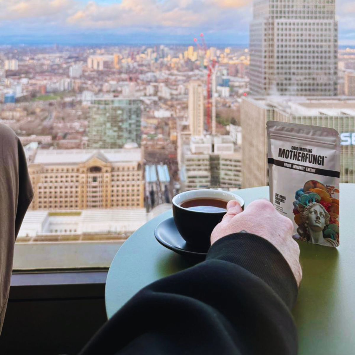 Caffeine-free morning routine with GOOD MORNING MOTHERFUNGI® — energy without the crash